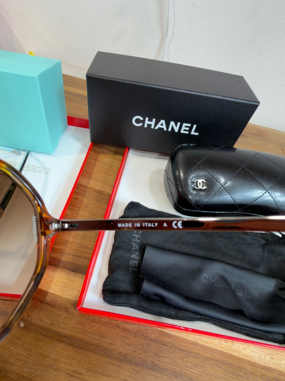 CHANEL Brown Tortoiseshell Oversized Sunglasses 5345A - Picture 9 of 14